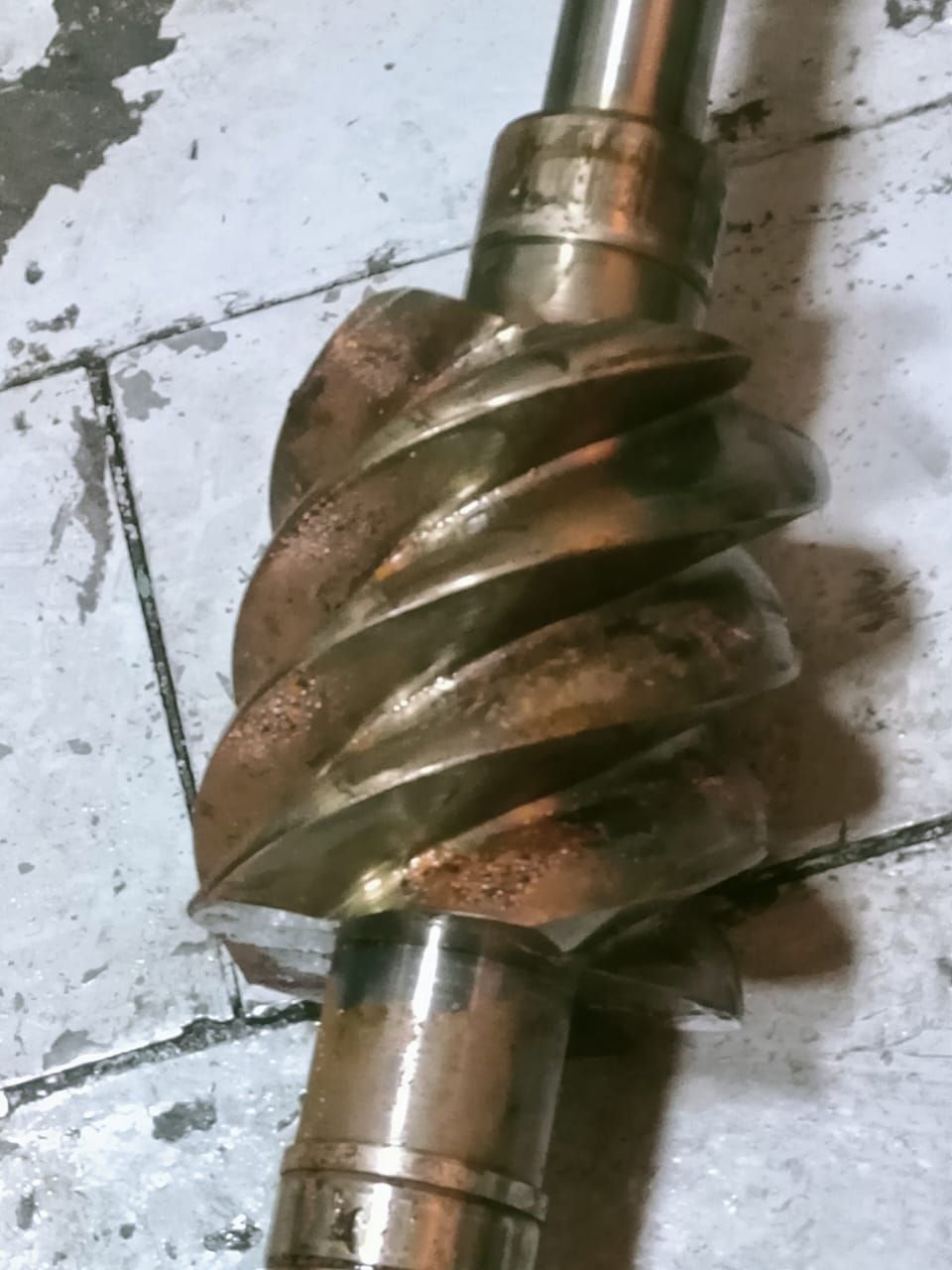 Compressor rotor: Inspection before re-machining